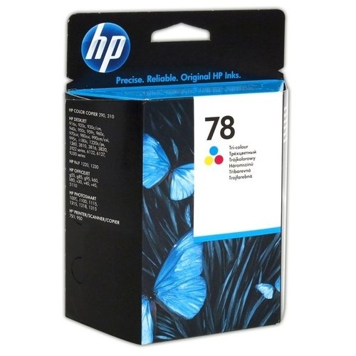 Купить Картридж HP DJ No.78 (C6578DE/C6578D) CMY - цена в Харькове, Киеве, Днепре, Одессе
в интернет-магазине Telemart фото