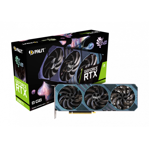 Продать Видеокарта Palit GeForce RTX 3060 Ti ColorPOP 8192MB (NE6306T019P2-1041R) по Trade-In интернет-магазине Телемарт - Киев, Днепр, Украина фото