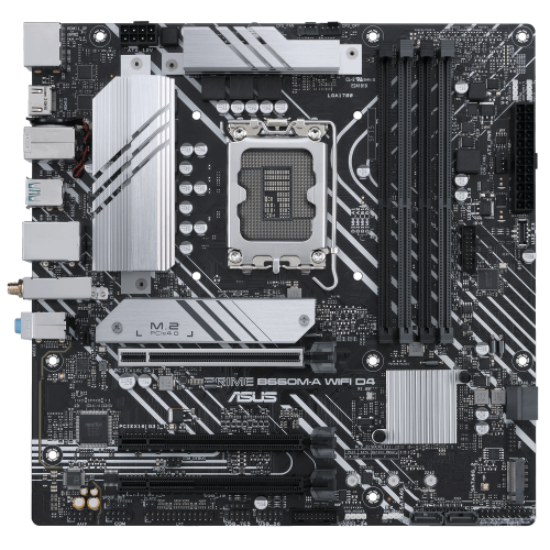 Photo Motherboard Asus PRIME B660M-A WIFI D4 (s1700, Intel B660)