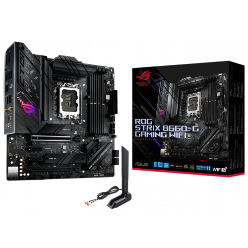 Photo Motherboard Asus ROG STRIX B660-G GAMING (WI-FI) (s1700, Intel B660)