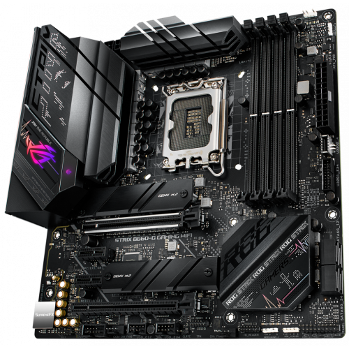 Photo Motherboard Asus ROG STRIX B660-G GAMING (WI-FI) (s1700, Intel B660)