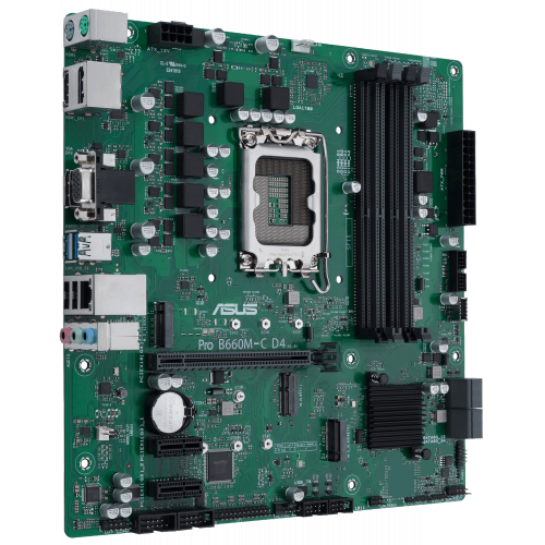 Photo Motherboard Asus Pro B660M-C D4-CSM (s1700, Intel B660)