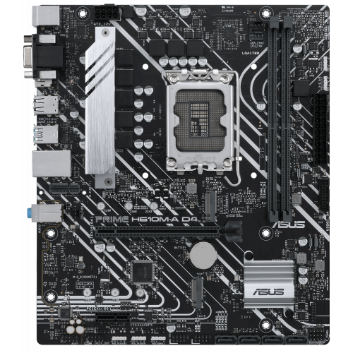 Photo Motherboard Asus PRIME H610M-A D4 (s1700, Intel H610)