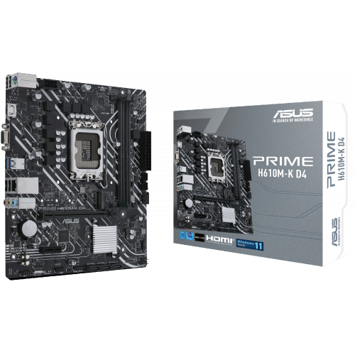 Photo Motherboard Asus PRIME H610M-K D4 (s1700, Intel H610)