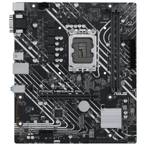 Photo Motherboard Asus PRIME H610M-E D4 (s1700, Intel H610)