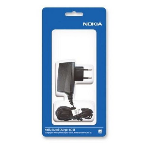 Мережевий зарядний пристрій Nokia AC-6E купити в Україні | Telemart фото