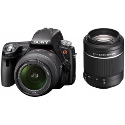 Цифровые фотоаппараты Sony Alpha SLT-A35 18-55mm + 55-200mm Kit
