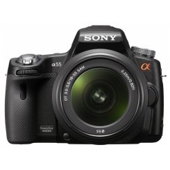 Цифровые фотоаппараты Sony Alpha SLT-A55 18-55mm Kit