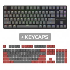 Клавіатура Dark Project KD87A ABS Gateron Red (DPO-KD-87A-006400-GRD_KS-42) Black