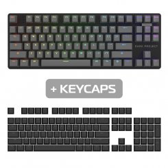 Клавіатура Dark Project KD87A ABS Gateron Red (DPO-KD-87A-006400-GRD_KS-45) Black
