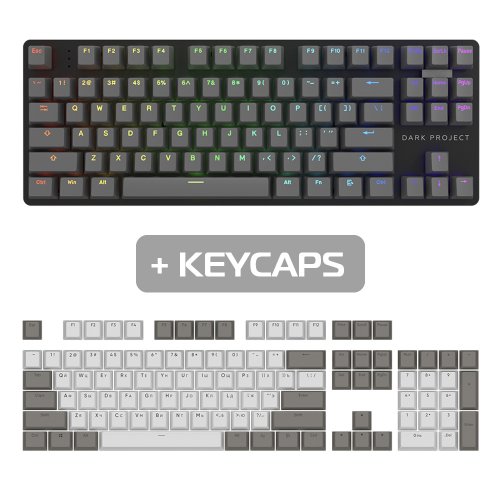 Купить Клавиатура Dark Project KD87A ABS Gateron Red (DPO-KD-87A-006400-GRD_KS-48) Black - цена в Харькове, Киеве, Днепре, Одессе
в интернет-магазине Telemart фото
