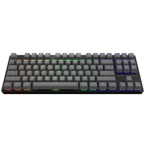 Купить Клавиатура Dark Project KD87A ABS Gateron Red (DPO-KD-87A-006400-GRD_KS-48) Black - цена в Харькове, Киеве, Днепре, Одессе
в интернет-магазине Telemart фото