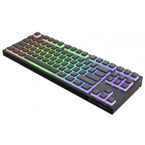 Купить Клавиатура Dark Project KD87A PBT Gateron Yellow (DPO-KD-87A-006700-GYL_KS-46) Black - цена в Харькове, Киеве, Днепре, Одессе
в интернет-магазине Telemart фото