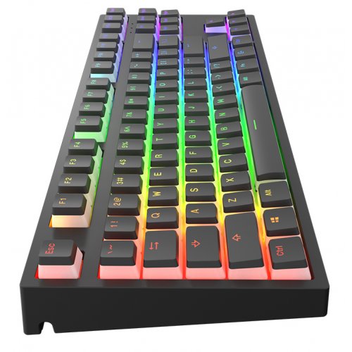 Купить Клавиатура Dark Project KD87A PBT Gateron Yellow (DPO-KD-87A-006700-GYL_KS-46) Black - цена в Харькове, Киеве, Днепре, Одессе
в интернет-магазине Telemart фото