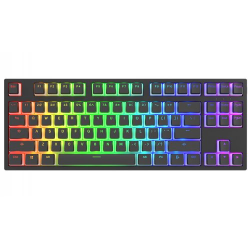 Купити Клавіатура Dark Project KD87A PBT Gateron Yellow (DPO-KD-87A-006700-GYL_KS-48) Black - ціна в Києві, Львові, Вінниці, Хмельницькому, Франківську, Україні | інтернет-магазин TELEMART.UA фото