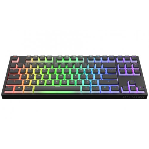 Купити Клавіатура Dark Project KD87A PBT Gateron Yellow (DPO-KD-87A-006700-GYL_KS-48) Black - ціна в Києві, Львові, Вінниці, Хмельницькому, Франківську, Україні | інтернет-магазин TELEMART.UA фото