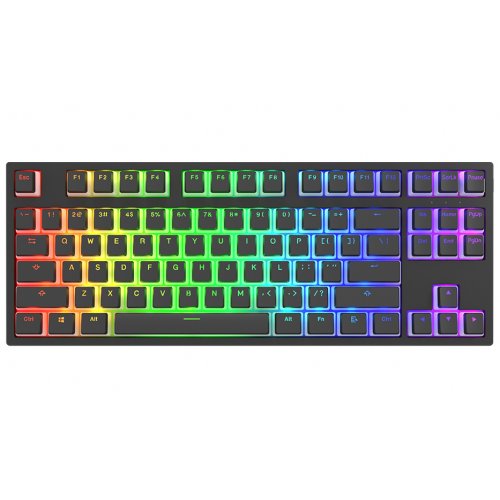 Купити Клавіатура Dark Project KD87A PBT Gateron Mechanical Teal (DP-KD-87A-006700-GTC_KS-42) Black - ціна в Києві, Львові, Вінниці, Хмельницькому, Франківську, Україні | інтернет-магазин TELEMART.UA фото
