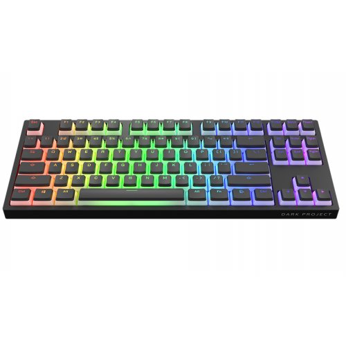 Купить Клавиатура Dark Project KD87A PBT Gateron Mechanical Teal (DP-KD-87A-006700-GTC_KS-45) Black - цена в Харькове, Киеве, Днепре, Одессе
в интернет-магазине Telemart фото