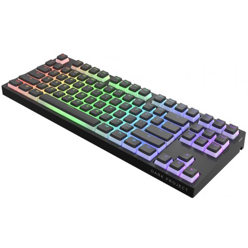 Купить Клавиатура Dark Project KD87A PBT Gateron Mechanical Teal (DP-KD-87A-006700-GTC_KS-48) Black - цена в Харькове, Киеве, Днепре, Одессе
в интернет-магазине Telemart фото