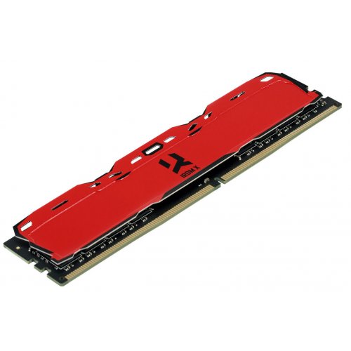 Фото ОЗП GoodRAM DDR4 16GB (2x8GB) 3200Mhz IRDM X Red (IR-XR3200D464L16SA/16GDC)