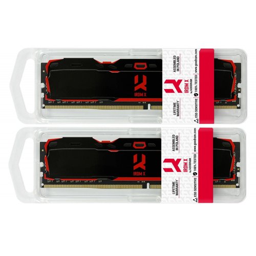 Photo RAM GoodRAM DDR4 32GB (2x16GB) 3200Mhz IRDM X Black (IR-X3200D464L16A/32GDC)