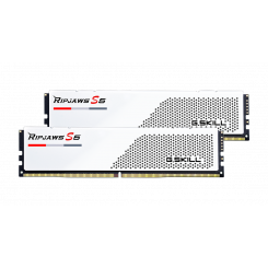 Фото ОЗУ G.Skill DDR5 32GB (2x16GB) 5600Mhz Ripjaws S5 White (F5-5600U3636C16GX2-RS5W)
