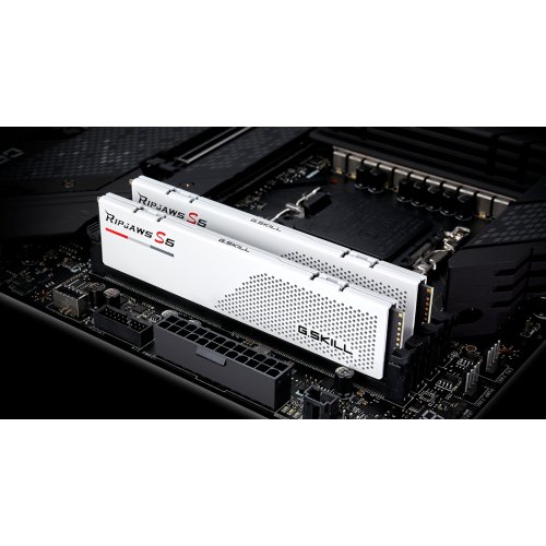 Продати ОЗП G.Skill DDR5 32GB (2x16GB) 5600Mhz Ripjaws S5 White (F5-5600U4040C16GX2-RS5W) за Trade-In у інтернет-магазині Телемарт - Київ, Дніпро, Україна фото