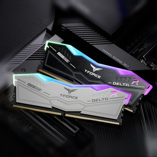 Купить ОЗУ Team DDR5 32GB (2x16GB) 6000Mhz Delta RGB Black (FF3D532G6000HC38ADC01) с проверкой совместимости: обзор, характеристики, цена в Киеве, Днепре, Одессе, Харькове, Украине | интернет-магазин TELEMART.UA фото