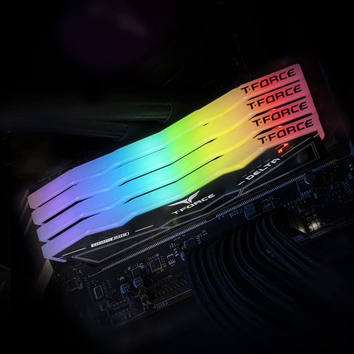 Photo RAM Team DDR5 32GB (2x16GB) 6200Mhz Delta RGB Black (FF3D532G6200HC38ADC01)