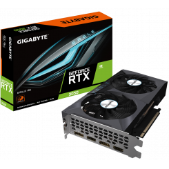 Photo Video Graphic Card Gigabyte GeForce RTX 3050 EAGLE 8192MB (GV-N3050EAGLE-8GD)