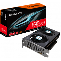 Фото Видеокарта Gigabyte Radeon RX 6500 XT EAGLE 4096MB (GV-R65XTEAGLE-4GD)