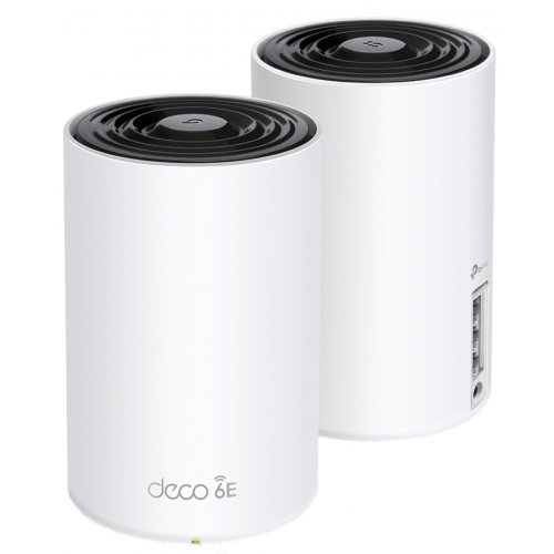 Купить Wi-Fi роутер TP-LINK Deco XE75 Mesh Wi-Fi System (2-pack) - цена в Харькове, Киеве, Днепре, Одессе
в интернет-магазине Telemart фото