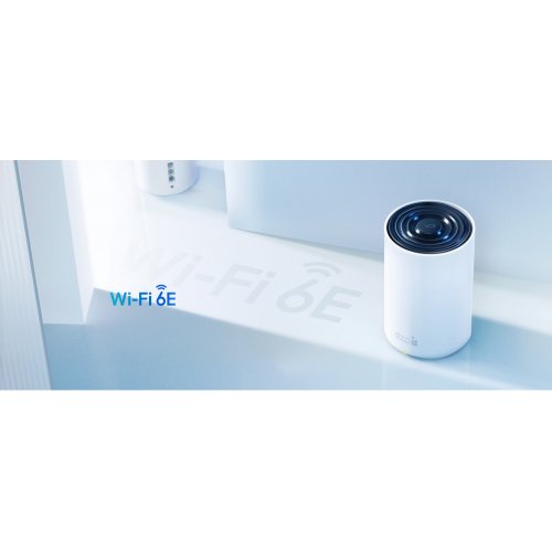 Купити Wi-Fi роутер TP-LINK Deco XE75 Mesh Wi-Fi System (2-pack) - ціна в Києві, Львові, Вінниці, Хмельницькому, Франківську, Україні | інтернет-магазин TELEMART.UA фото