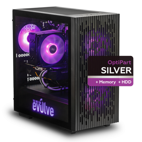 Продати Комп'ютер EVOLVE OptiPart Silver 6H+ (EVOP-S6HR360N305-32S500H1TBK) Black за Trade-In у інтернет-магазині Телемарт - Київ, Дніпро, Україна фото