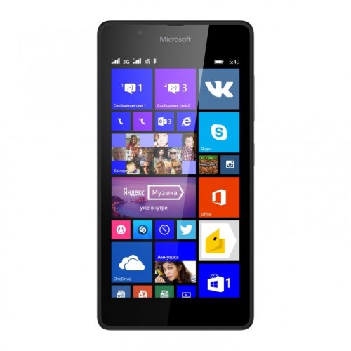 Смартфон Microsoft Lumia 540 Dual Sim Black купить в Украине: Киев, Днепр, Харьков, Одесса  | Низкая цена, отзывы, характеристики от TELEMART фото