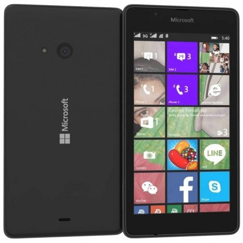 Смартфон Microsoft Lumia 540 Dual Sim Black купить в Украине: Киев, Днепр, Харьков, Одесса  | Низкая цена, отзывы, характеристики от TELEMART фото