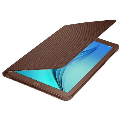 Чехол Samsung Book Cover для Galaxy Tab E 9.6 (EF-BT560BAEGRU) Gold Brown купити в Україні | Telemart фото