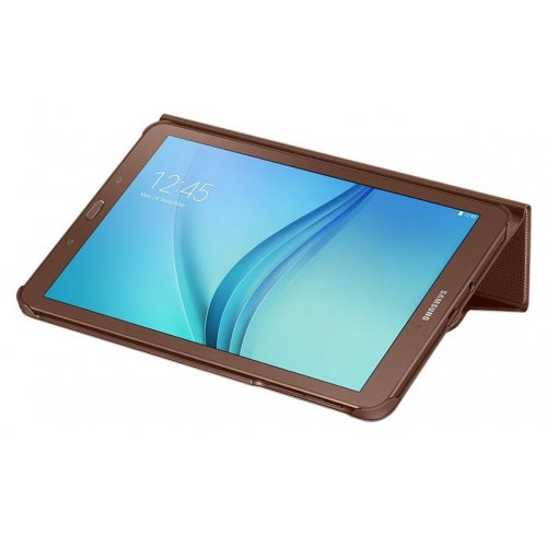 Чехол Samsung Book Cover для Galaxy Tab E 9.6 (EF-BT560BAEGRU) Gold Brown купити в Україні | Telemart фото