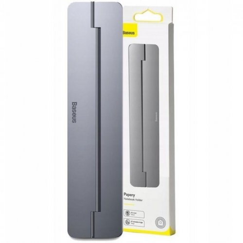Купить Подставка для ноутбука Baseus Papery Notebook Holder (SUZC-0G) Silver - цена в Харькове, Киеве, Днепре, Одессе
в интернет-магазине Telemart фото