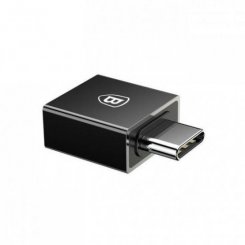 Адаптер Baseus Exquisite Type-C Male to USB Female Adapter Converter (CATJQ-B01) Black