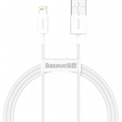 Кабель Baseus Superior Series Fast Charging Data Cable USB to Lightning 2.4A 1m (CALYS-A02) White