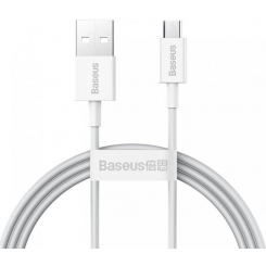 Кабель Baseus Superior Series Fast Charging Data Cable USB to Micro 2A 1m (CAMYS-02) White