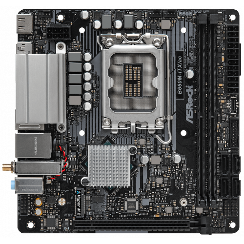 Продать Материнская плата AsRock B660M-ITX/ac (s1700, Intel B660) по Trade-In интернет-магазине Телемарт - Киев, Днепр, Украина фото