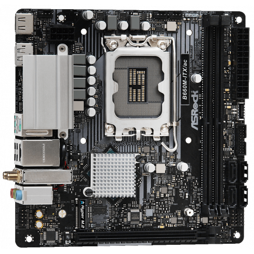 Продать Материнская плата AsRock B660M-ITX/ac (s1700, Intel B660) по Trade-In интернет-магазине Телемарт - Киев, Днепр, Украина фото