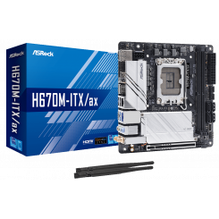 Материнская плата AsRock H670M-ITX/ax (s1700, Intel H670)