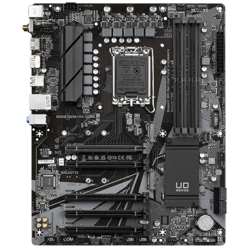 Photo Motherboard Gigabyte B660 DS3H AX DDR4 (s1700, Intel B660)