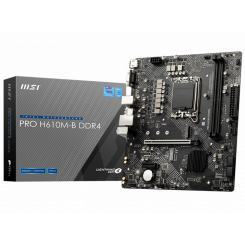 Photo Motherboard MSI PRO H610M-B DDR4 (s1700, Intel H610)