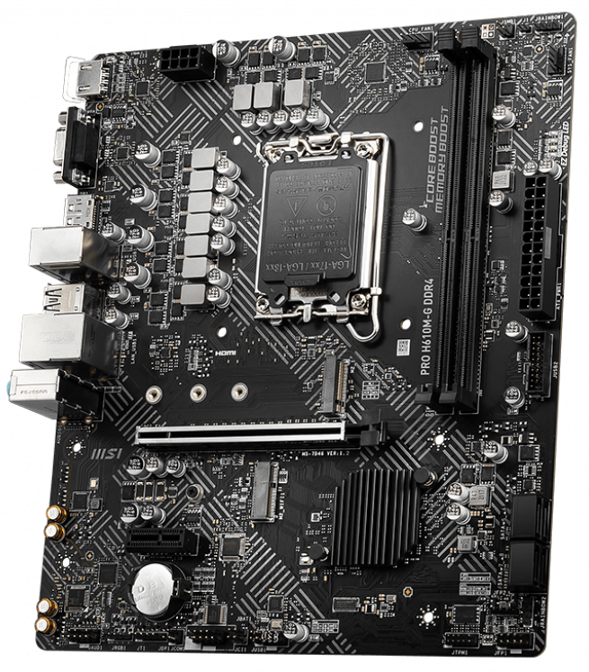 Материнская плата MSI PRO H610M-G DDR4 (s1700, Intel H610) купить с ...