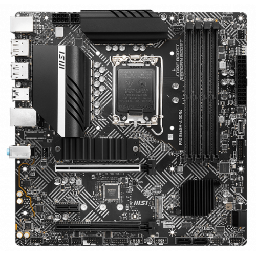 Photo Motherboard MSI PRO B660M-A DDR4 (s1700, Intel B660)