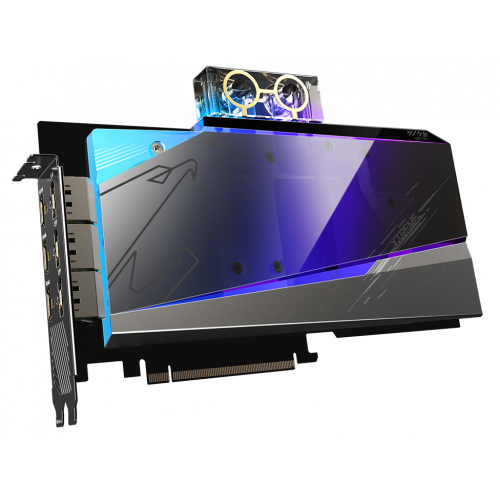 Продать Видеокарта Gigabyte AORUS GeForce RTX 3080 XTREME WATERFORCE WB 12288MB (GV-N3080AORUSX WB-12GD) по Trade-In интернет-магазине Телемарт - Киев, Днепр, Украина фото